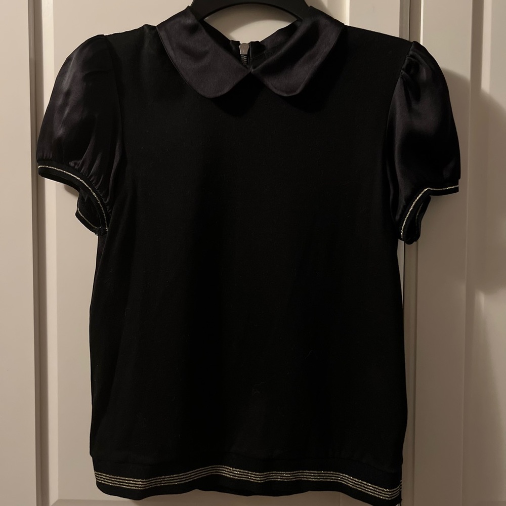Dolce & Gabbana silk black blouse, Size S.